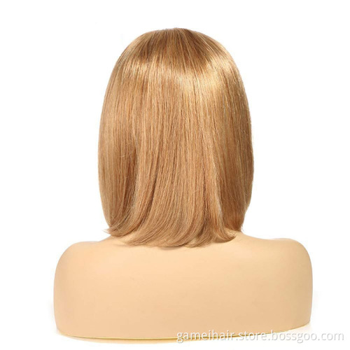 short cut Ombre curly  short lace  Brazilian Strights  original Brazilian  10A  613 blonde closure  big human hair